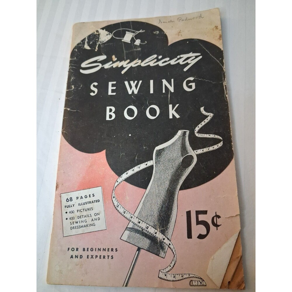 Simplicity Sewing Book  1944  Vintage
